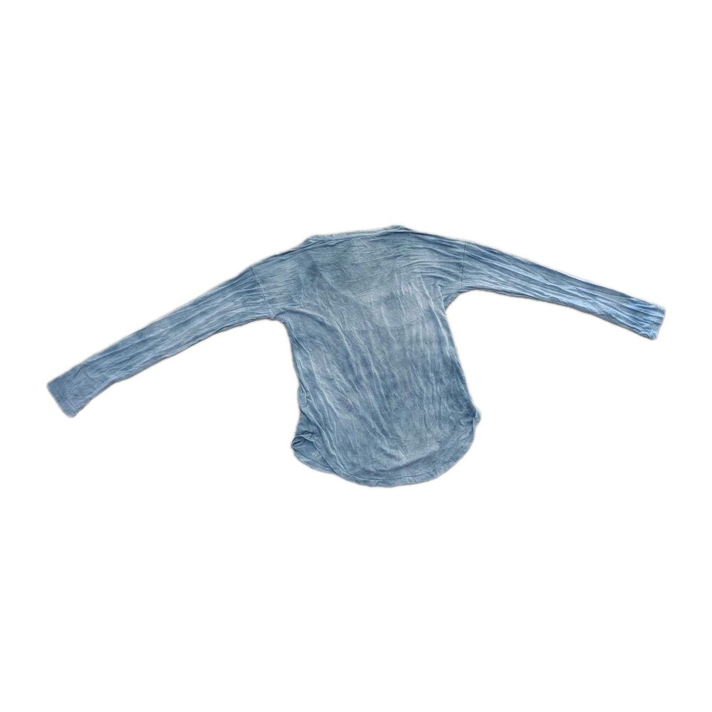 Soft and Sexy American Eagle Long Sleeve V Neck T Shirt Blue size S - Picture 7 of 7